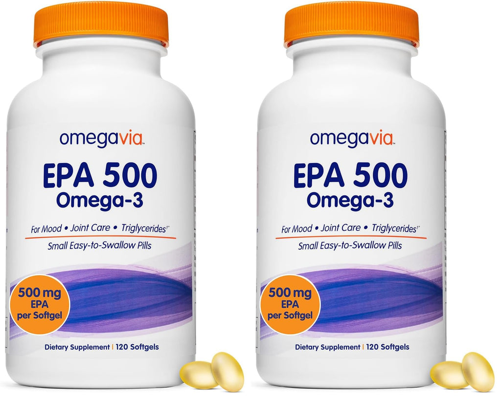 500 mg EPA Omega-3 Fish Oil Softgels, Pack of 2 G13040
