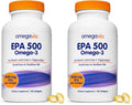 500 mg EPA Omega-3 Fish Oil Softgels, Pack of 2 G13040
