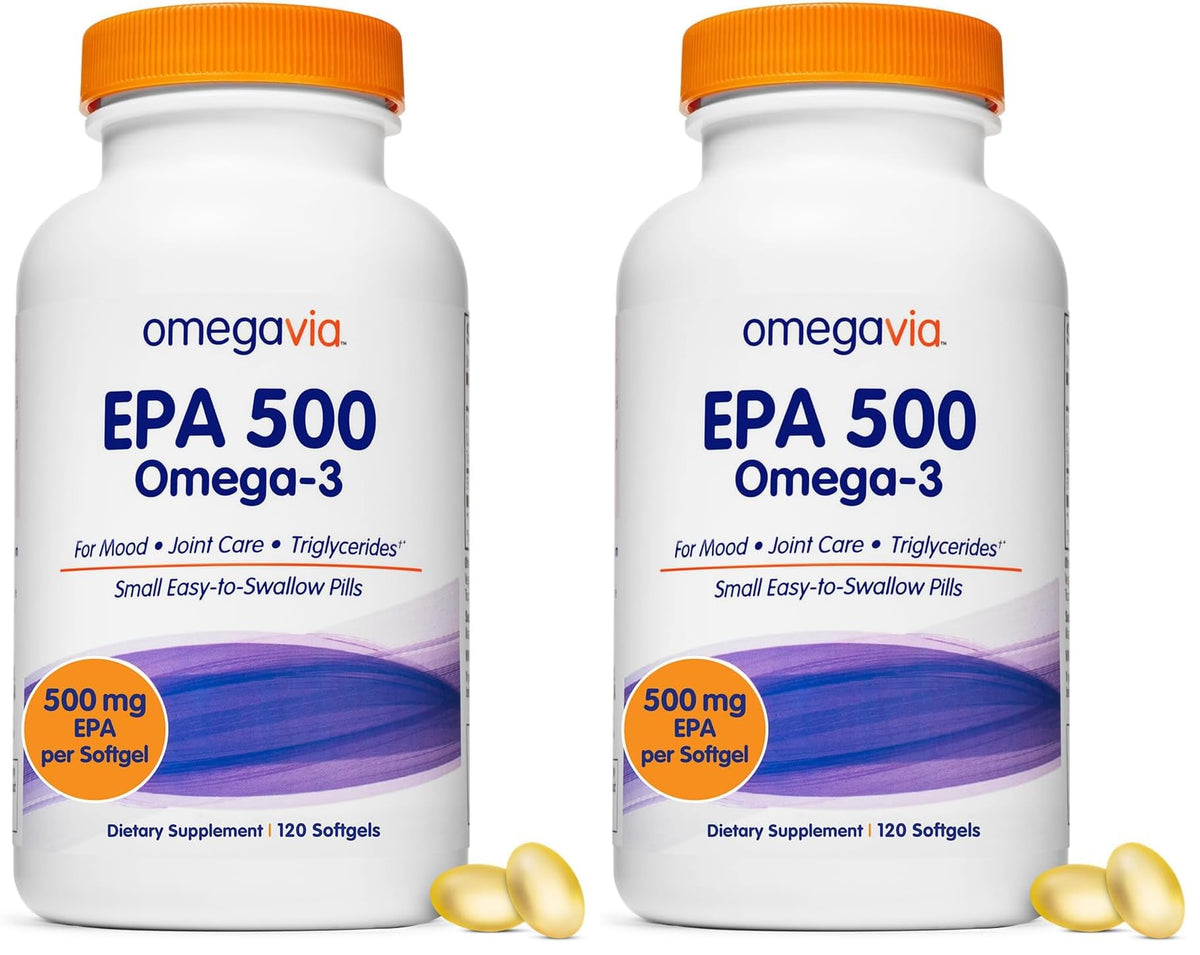 500 mg EPA Omega-3 Fish Oil Softgels, Pack of 2 G13040