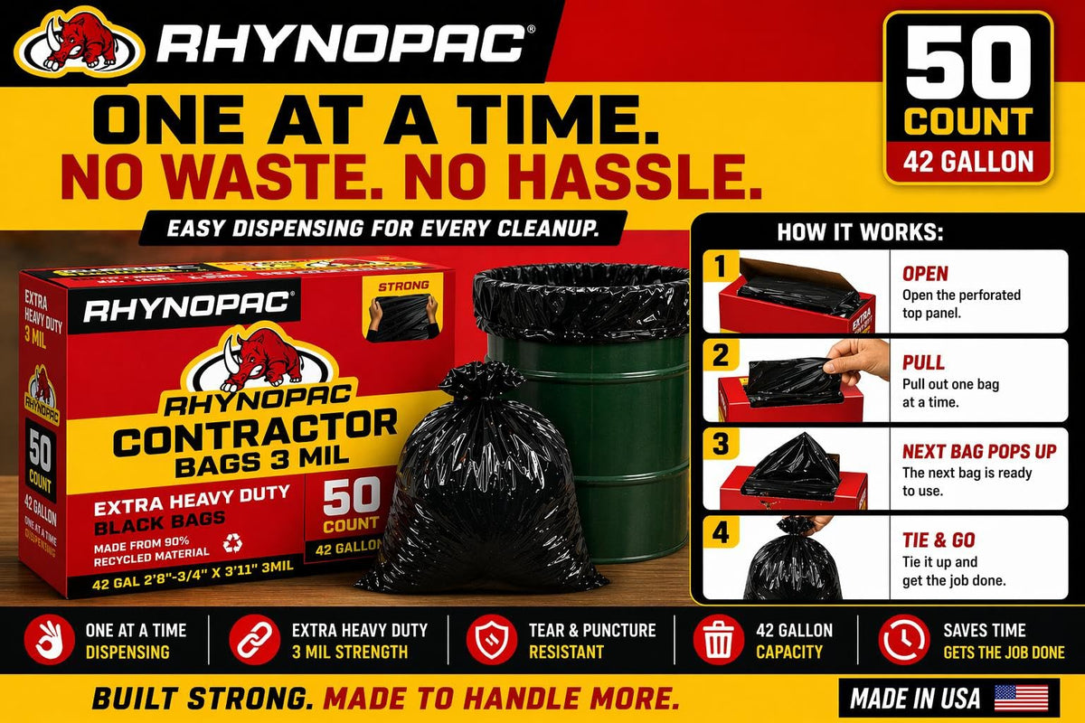 42 Gallon 3 Mil Contractor Trash Bag T156154