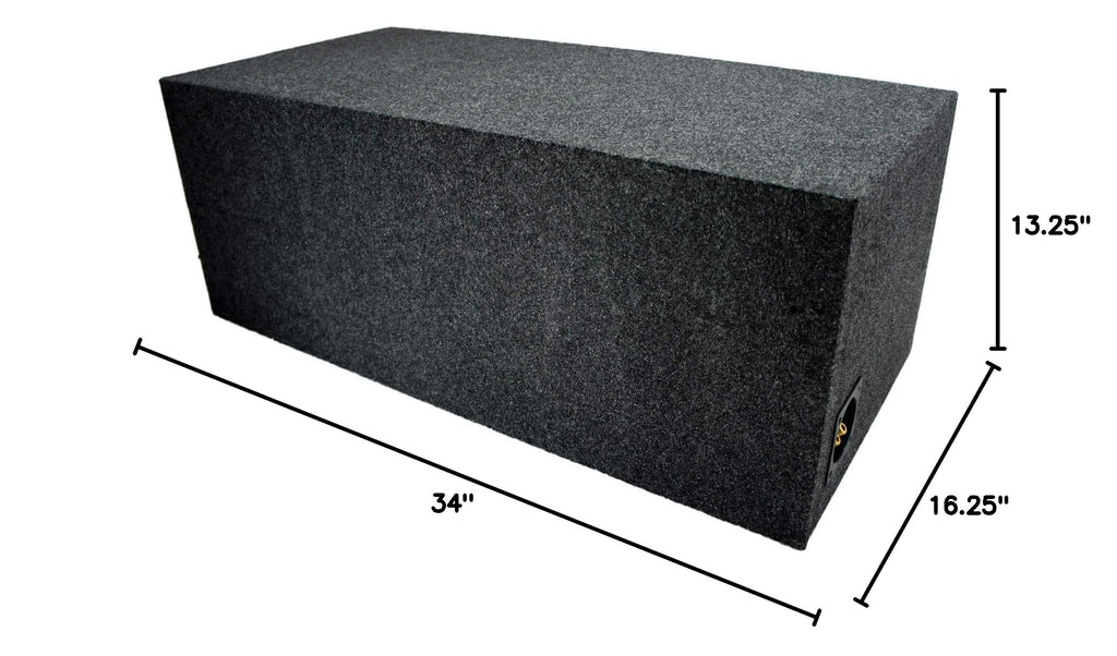 12 Inch Ported Vented Subwoofer Box MDF Car Audio X44776