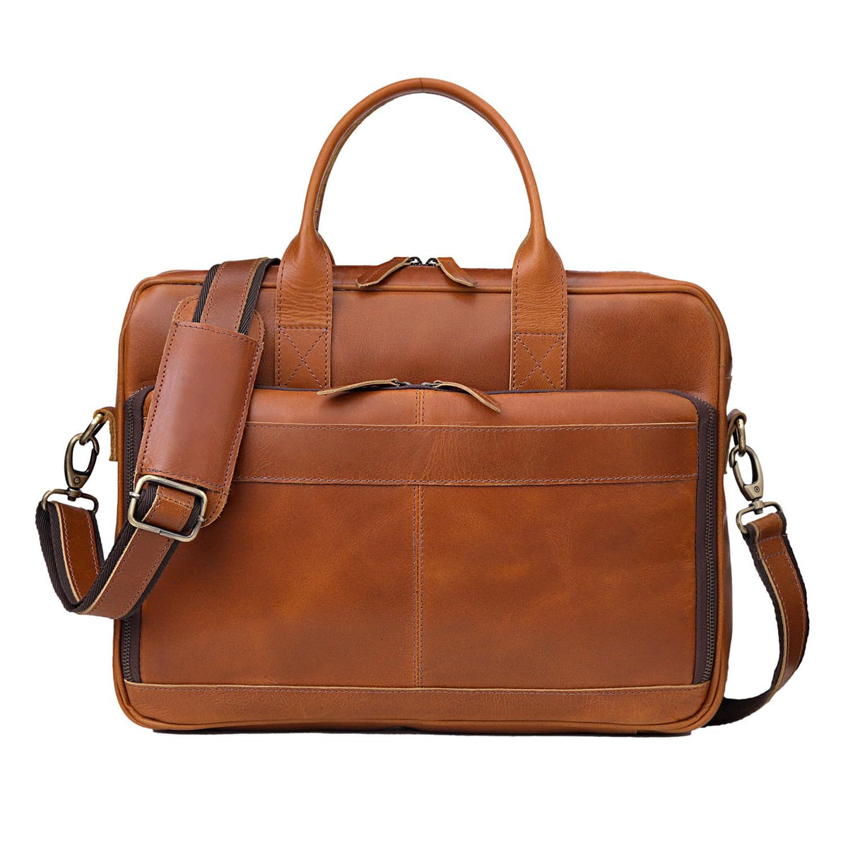 Leather Briefcase Bag F53753