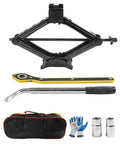 2 Ton Scissor Jack Lift with Lug Wrench E9545