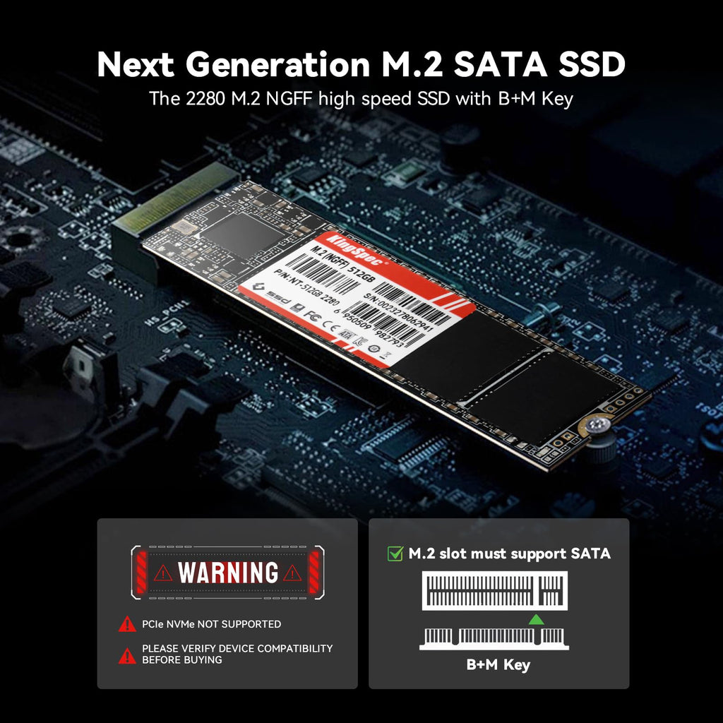512GB M.2 SATA III 2280 SSD T849636