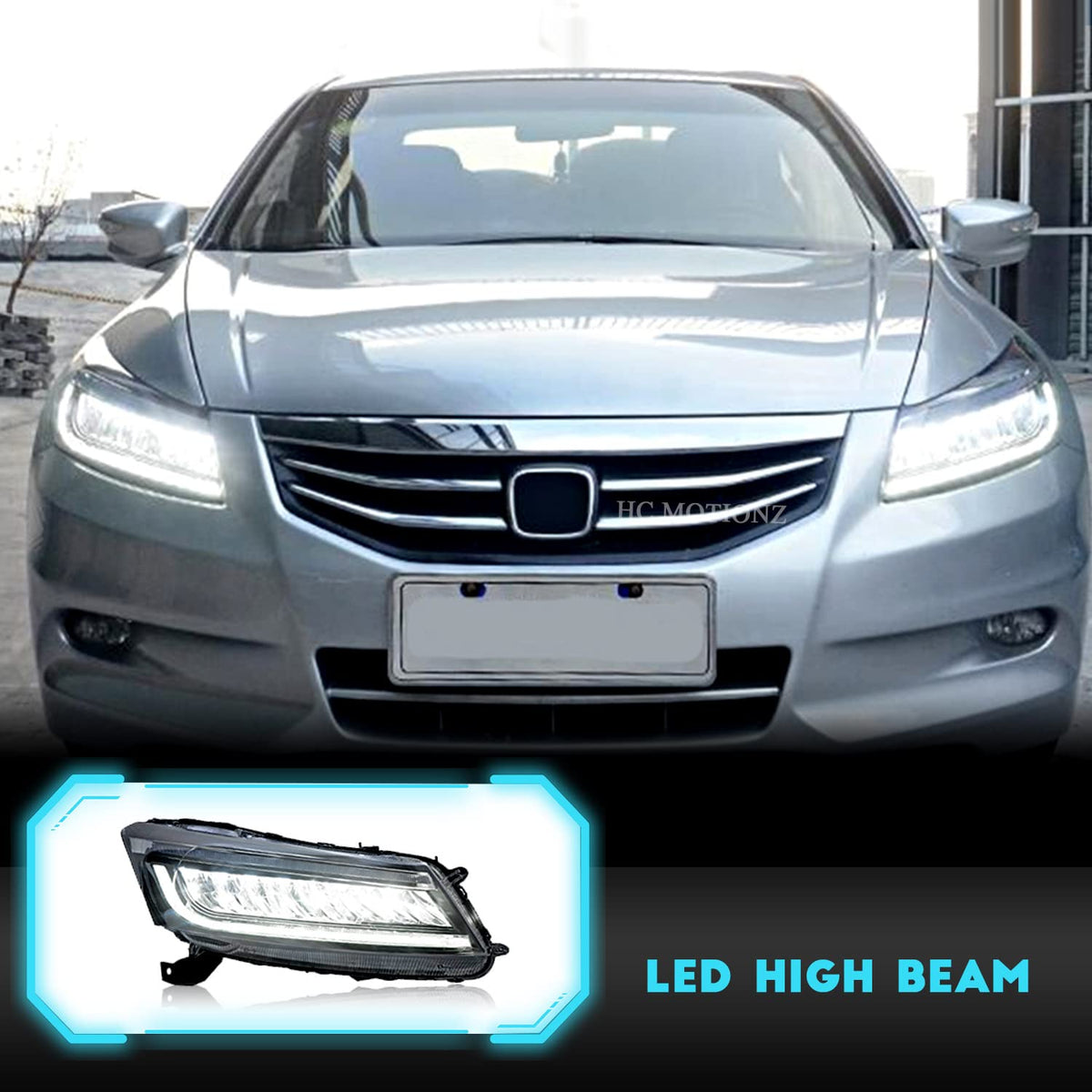 Headlights For Honda Accord 2008-2012, Driver and Passenger Side (Pair) F450338