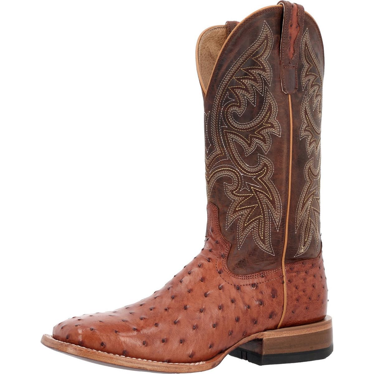 Full-Quill Ostrich Western Boot U1281