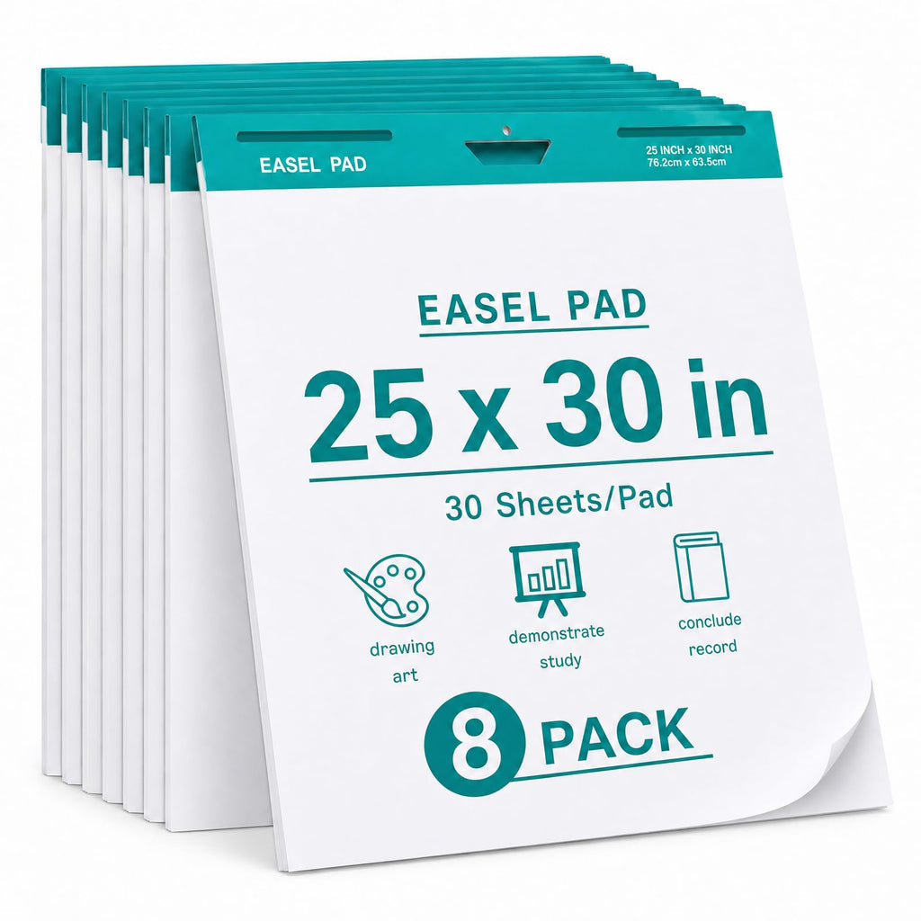 25 x 30 Inch Sticky Easel Pad, 30 Sheets, 8 Pads F77379