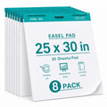 25 x 30 Inch Sticky Easel Pad, 30 Sheets, 8 Pads F77379