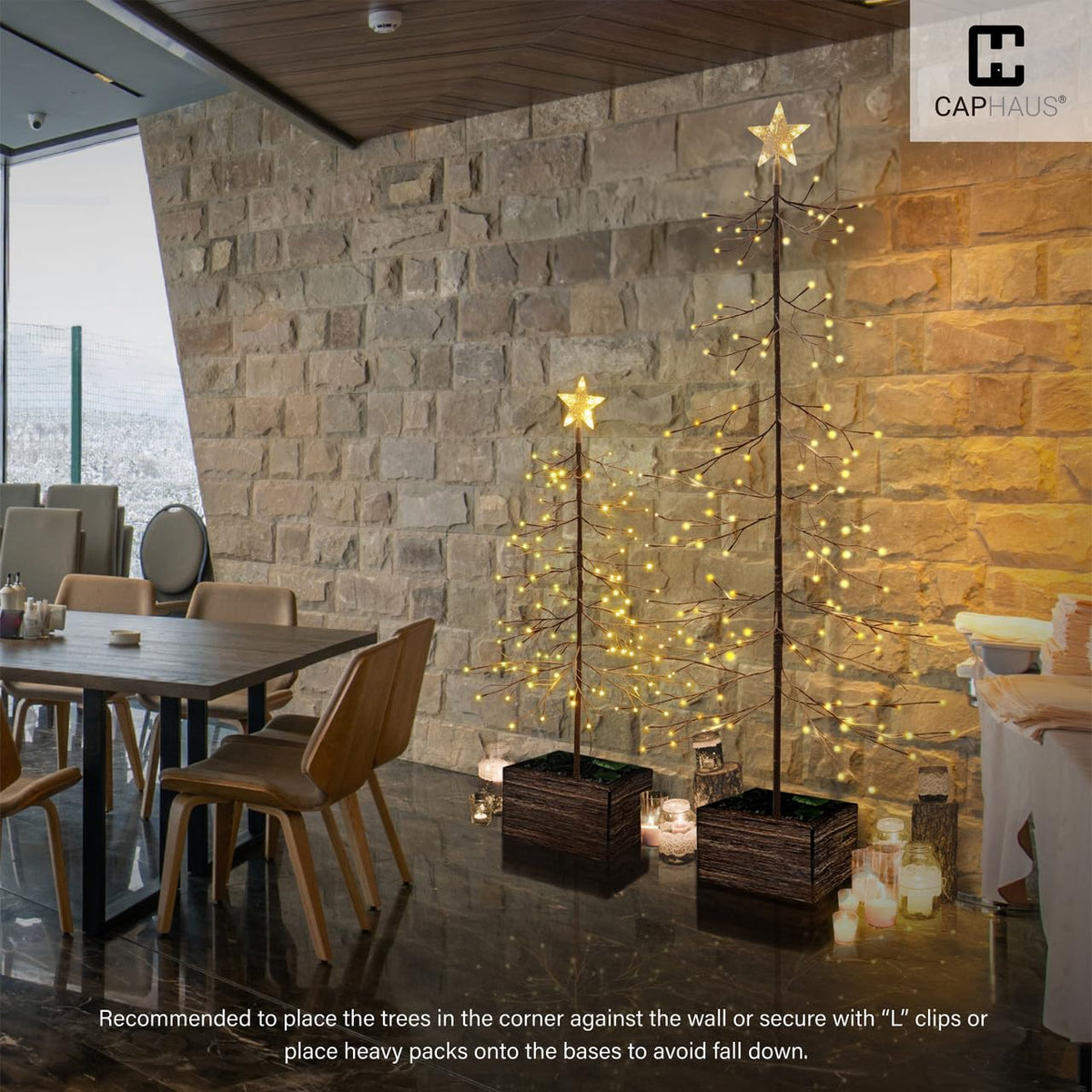 8 Ft Pre-Lit Twinkling Christmas Tree with Lights C7074