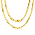 10k Yellow Gold 6mm Cuban Chain Necklace P8490