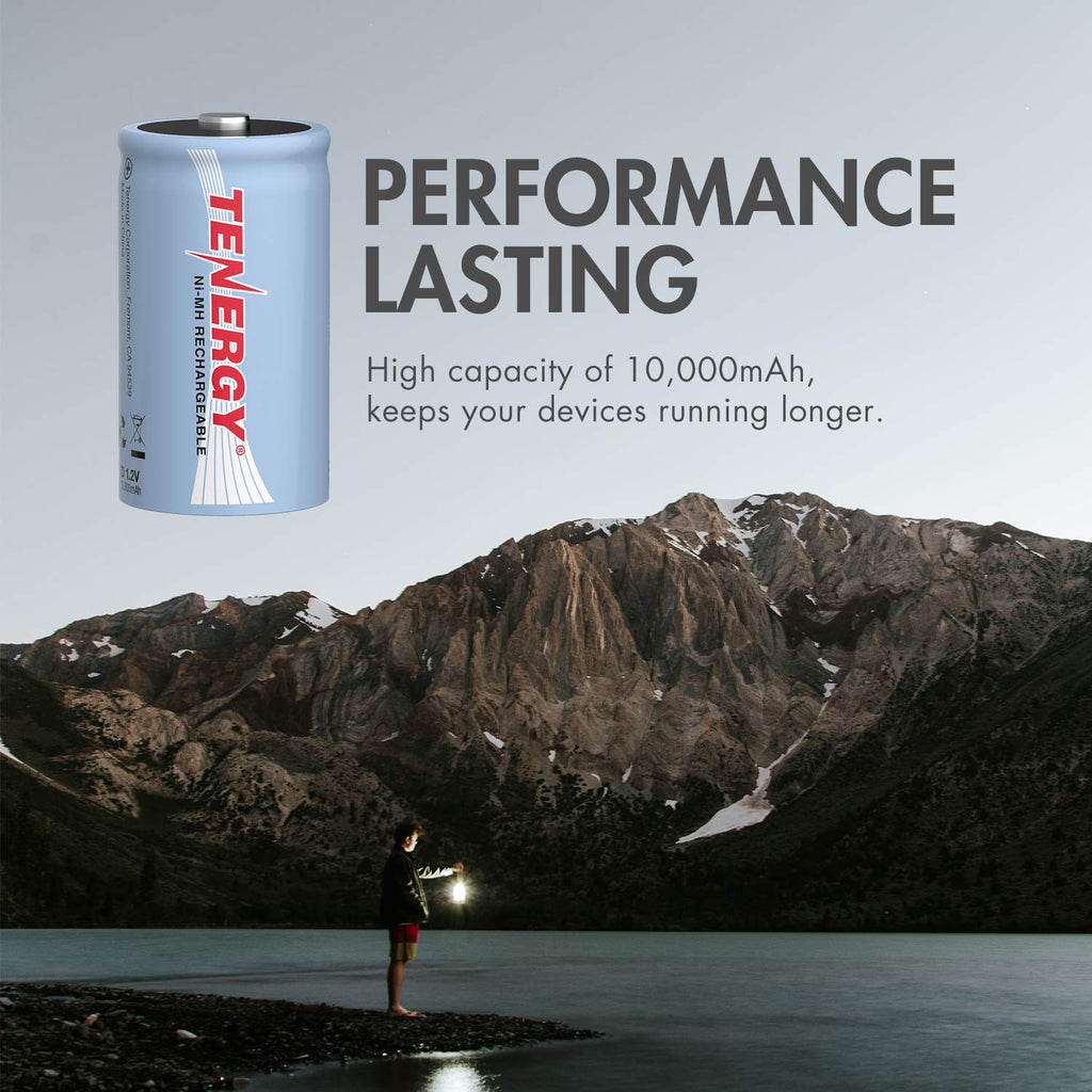 D Size 10000mAh NiMH Rechargeable Battery M864242
