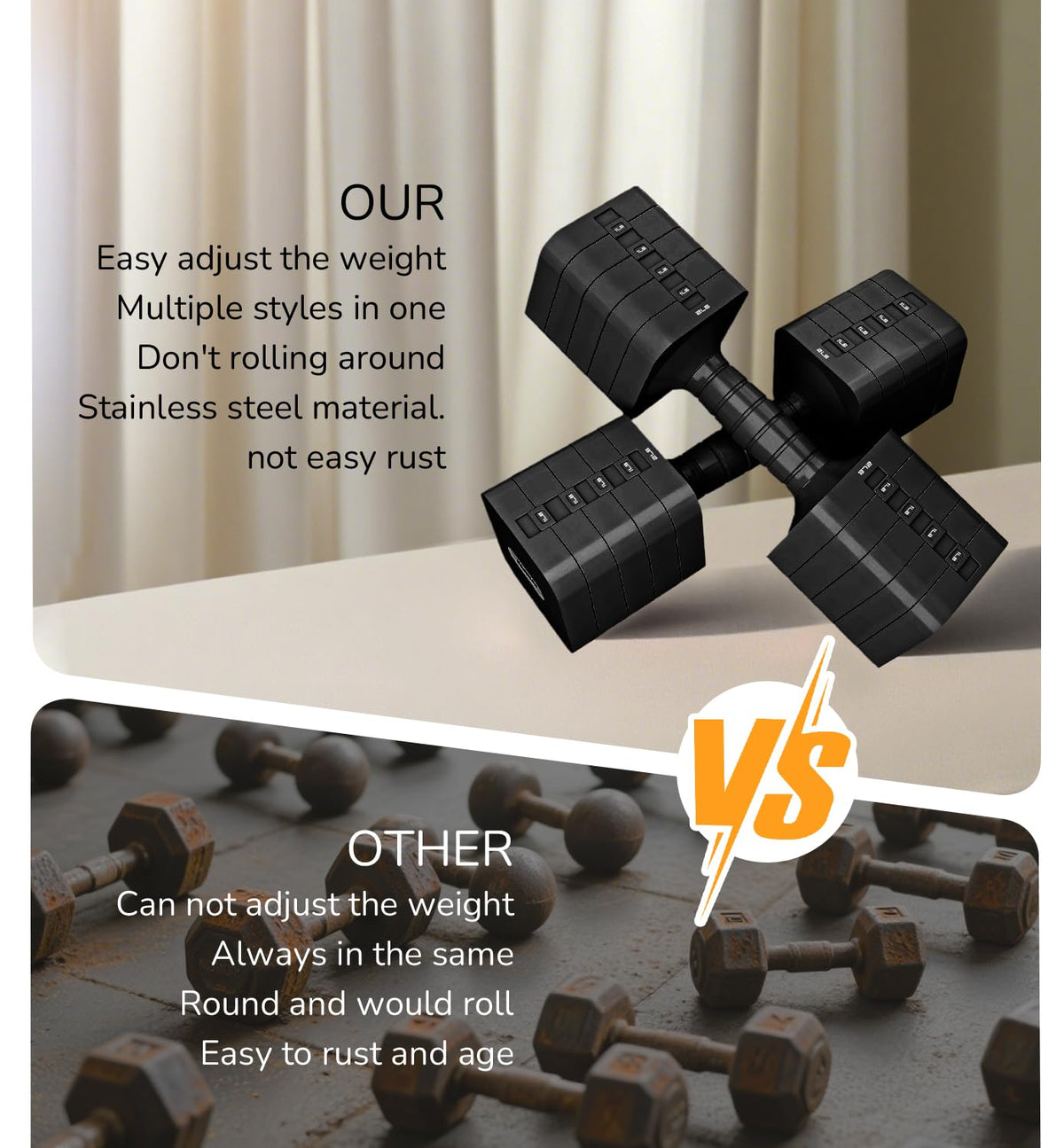 Adjustable Dumbbell Set 10 lb E261501