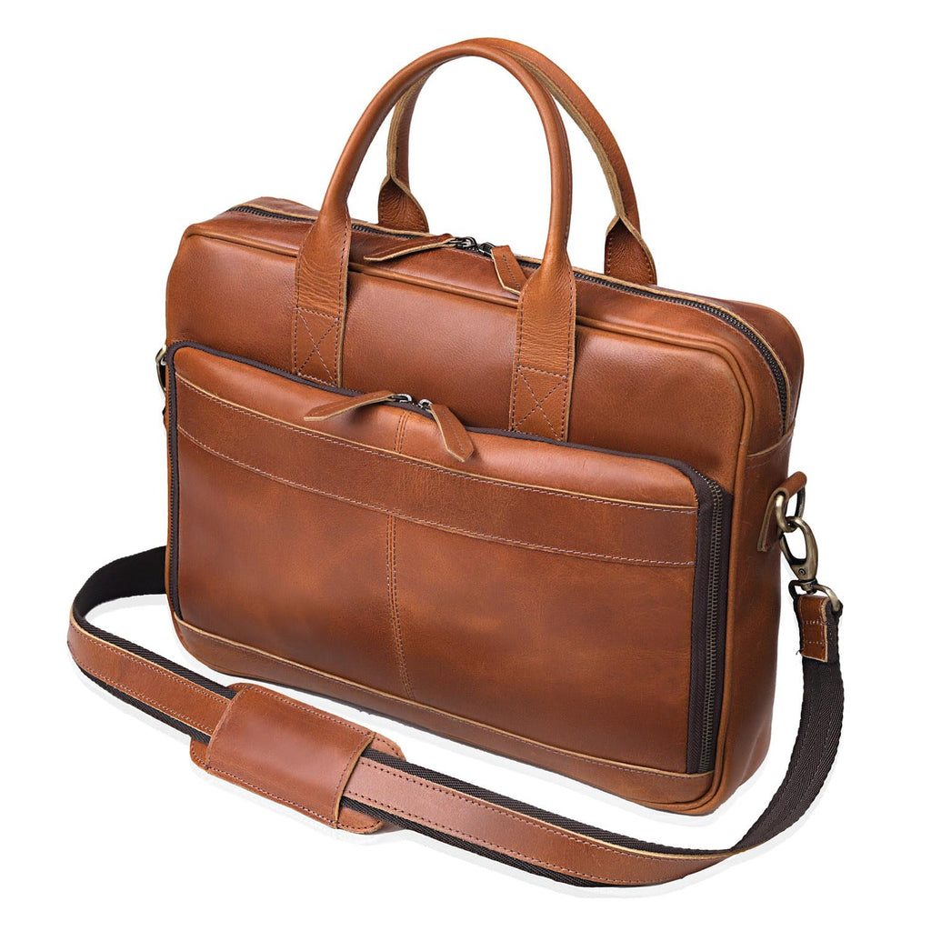 Leather Briefcase Bag F53753