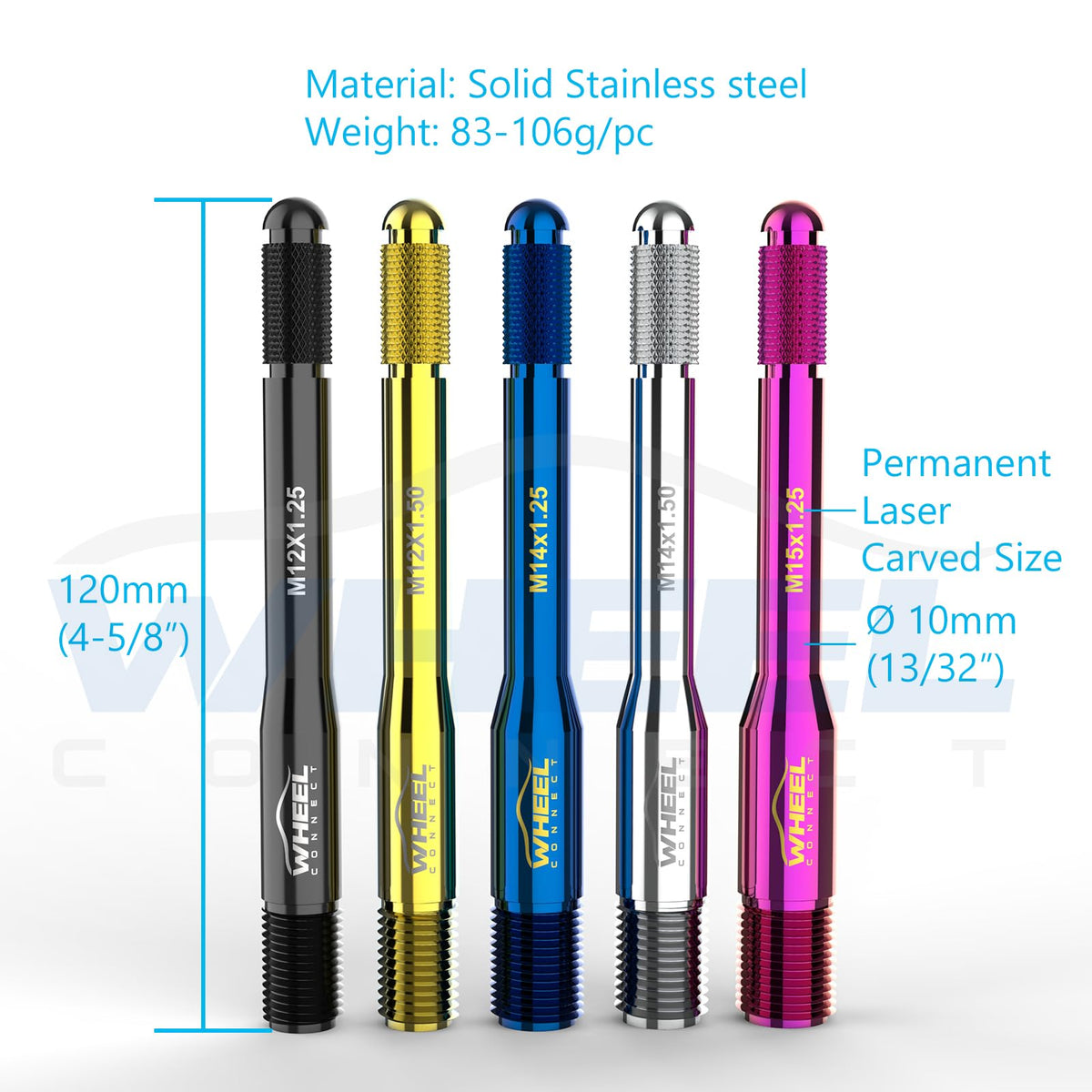 Stainless Steel Wheel Alignment Pin Set 10 Pc I7798