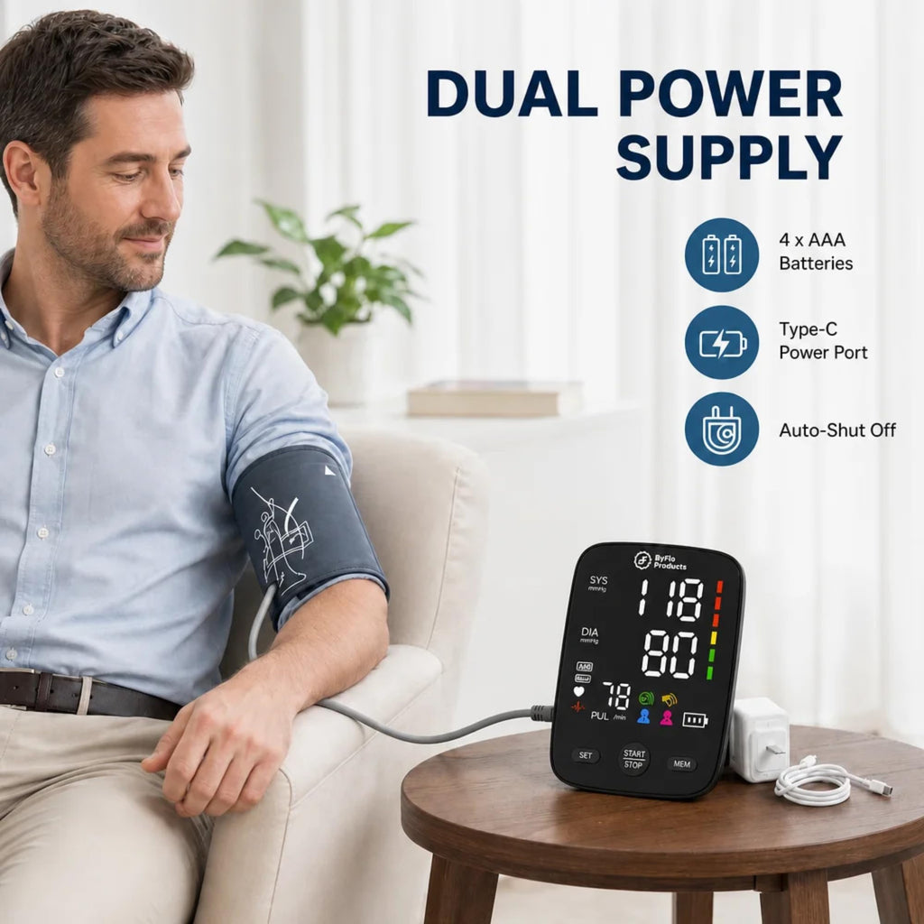 Blood Pressure Monitor Arm Cuff USB-C O680
