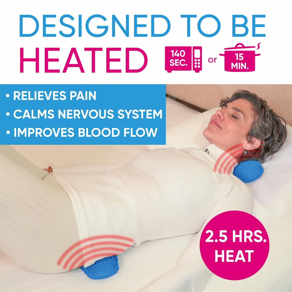 Heatable Full Body Massage Pad with Heat, Pack of 2 Y8240