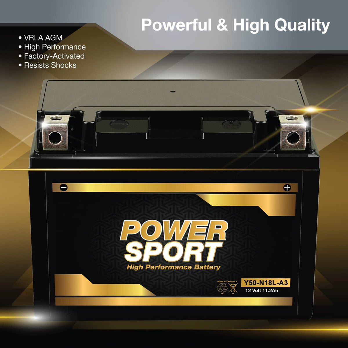 12V 24AH SLA Motorcycle Battery 330 CCA Q2996