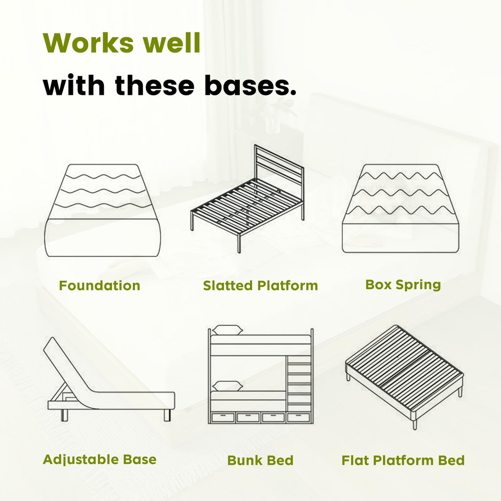 6 Inch Twin Memory Foam Mattress J482