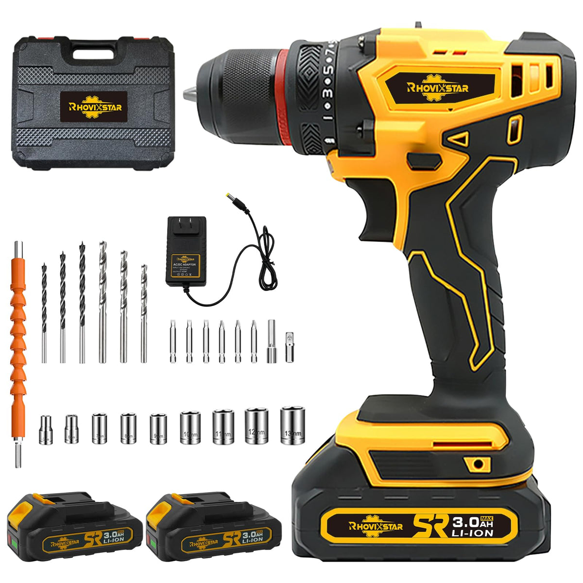 Cordless 20V Power Drill 3/8-Inch Keyless Chuck I21670