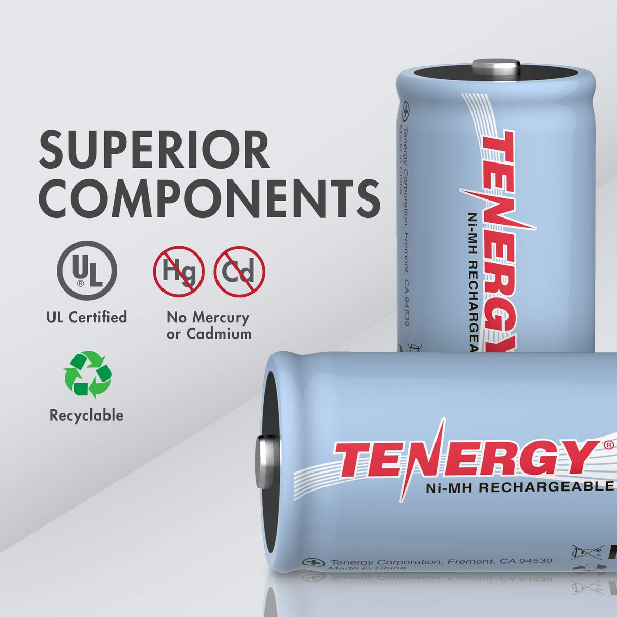 D Size 10000mAh NiMH Rechargeable Battery M864242