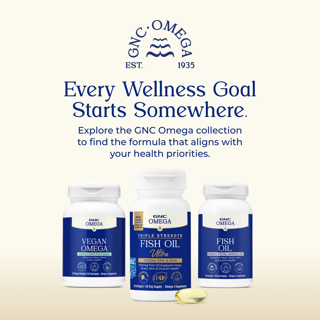 Omega Fish Oil 1000mg 120 Count Z41503