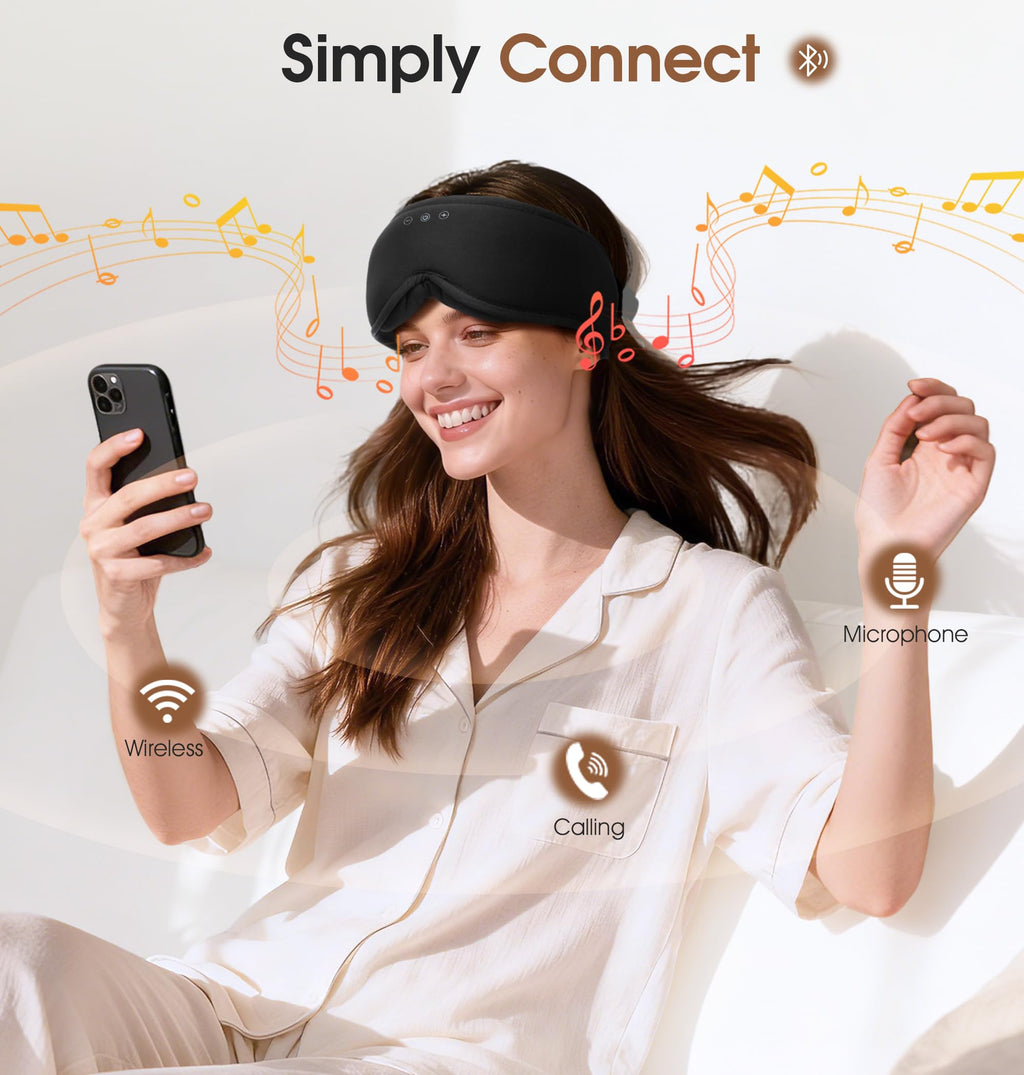 Bamboo Cotton Bluetooth Sleep Mask Y836101