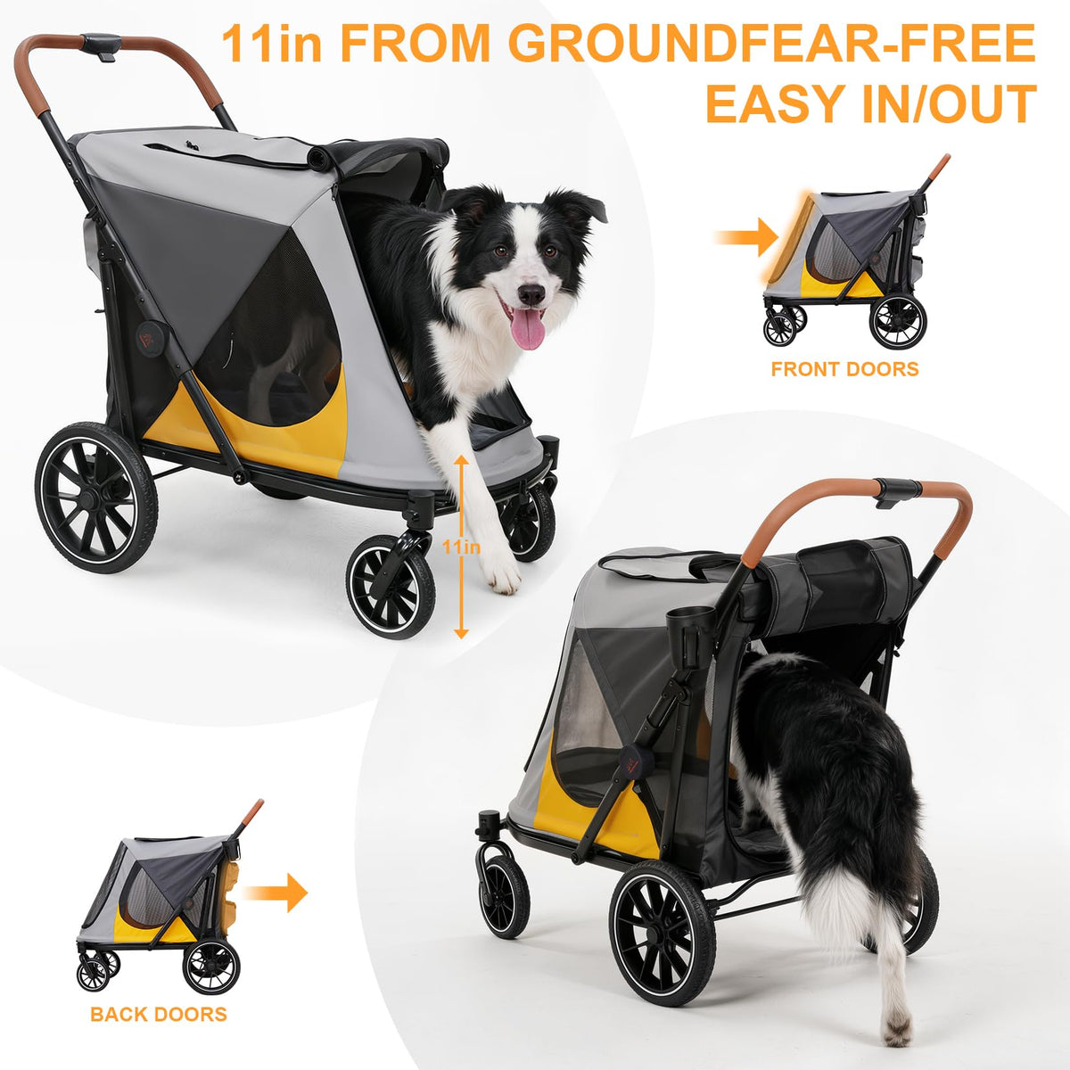 Large Dog Stroller with Dual Entry X20283