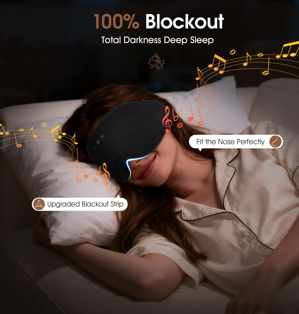 Bamboo Cotton Bluetooth Sleep Mask Y836101