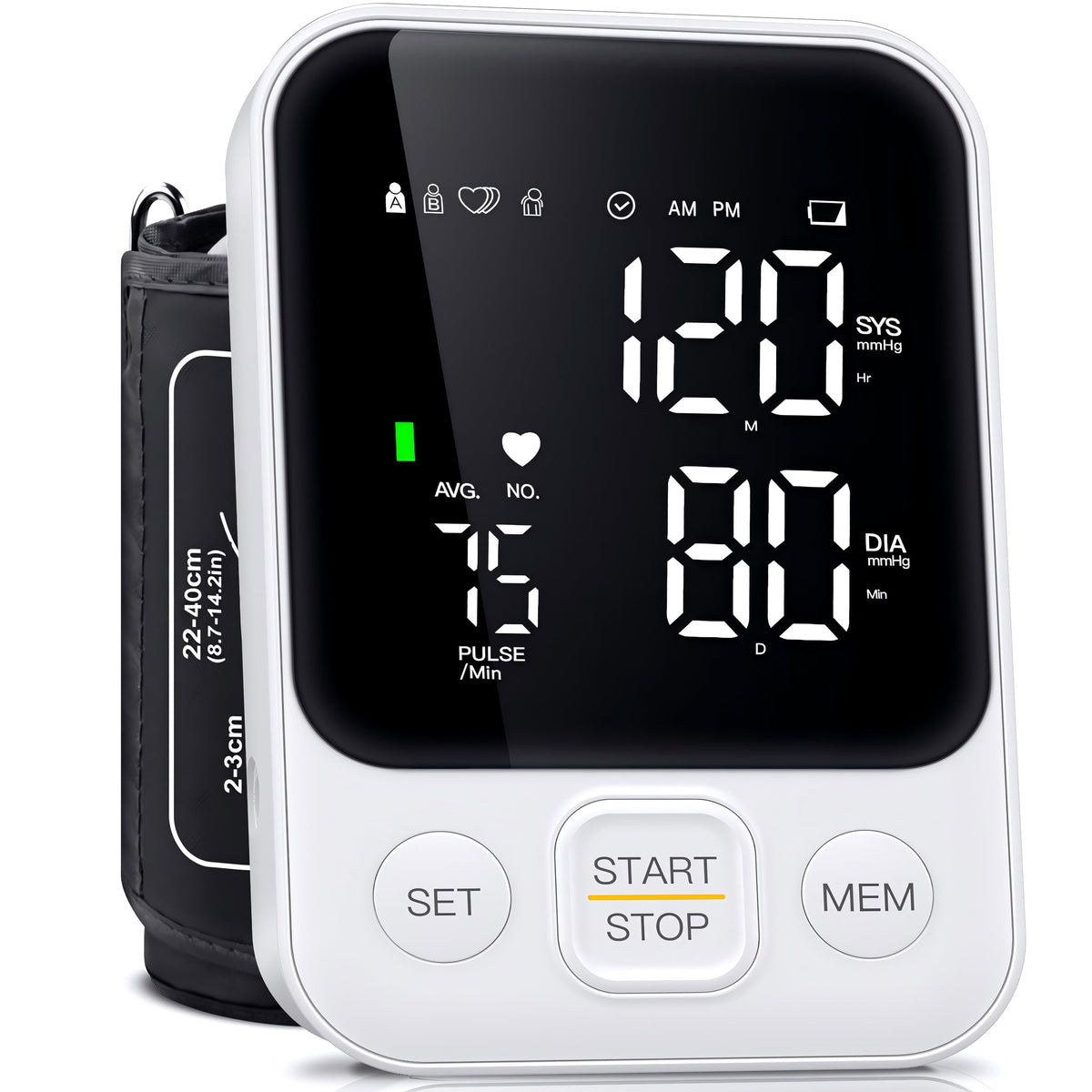 FDA Cleared Upper Arm Blood Pressure Monitor B159120