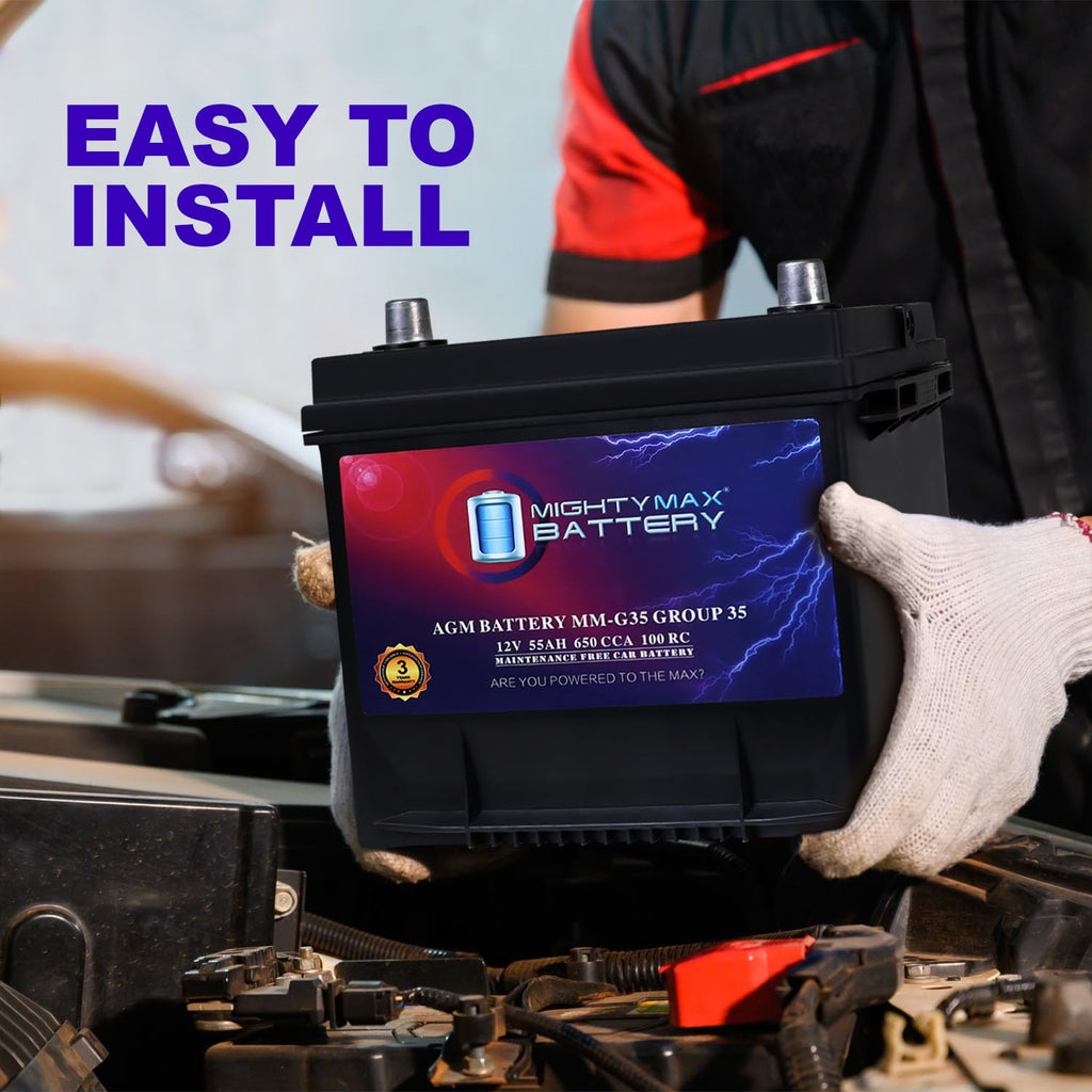 12V 55Ah AGM Replacement Battery E484