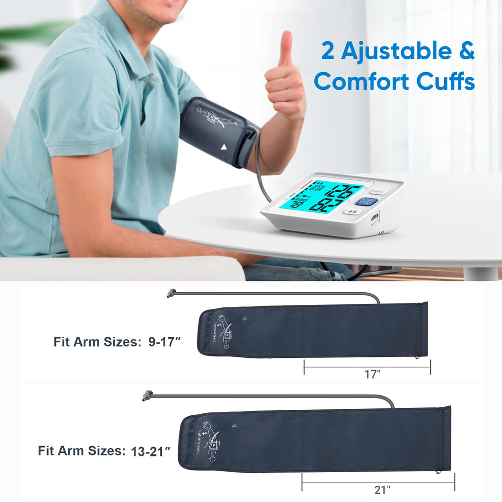 Blood Pressure Monitor with Dual Cuffs J47002