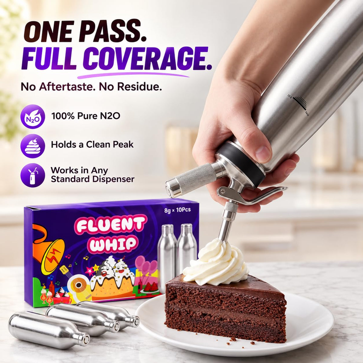8g 10 Pack Whipped Cream Chargers H868