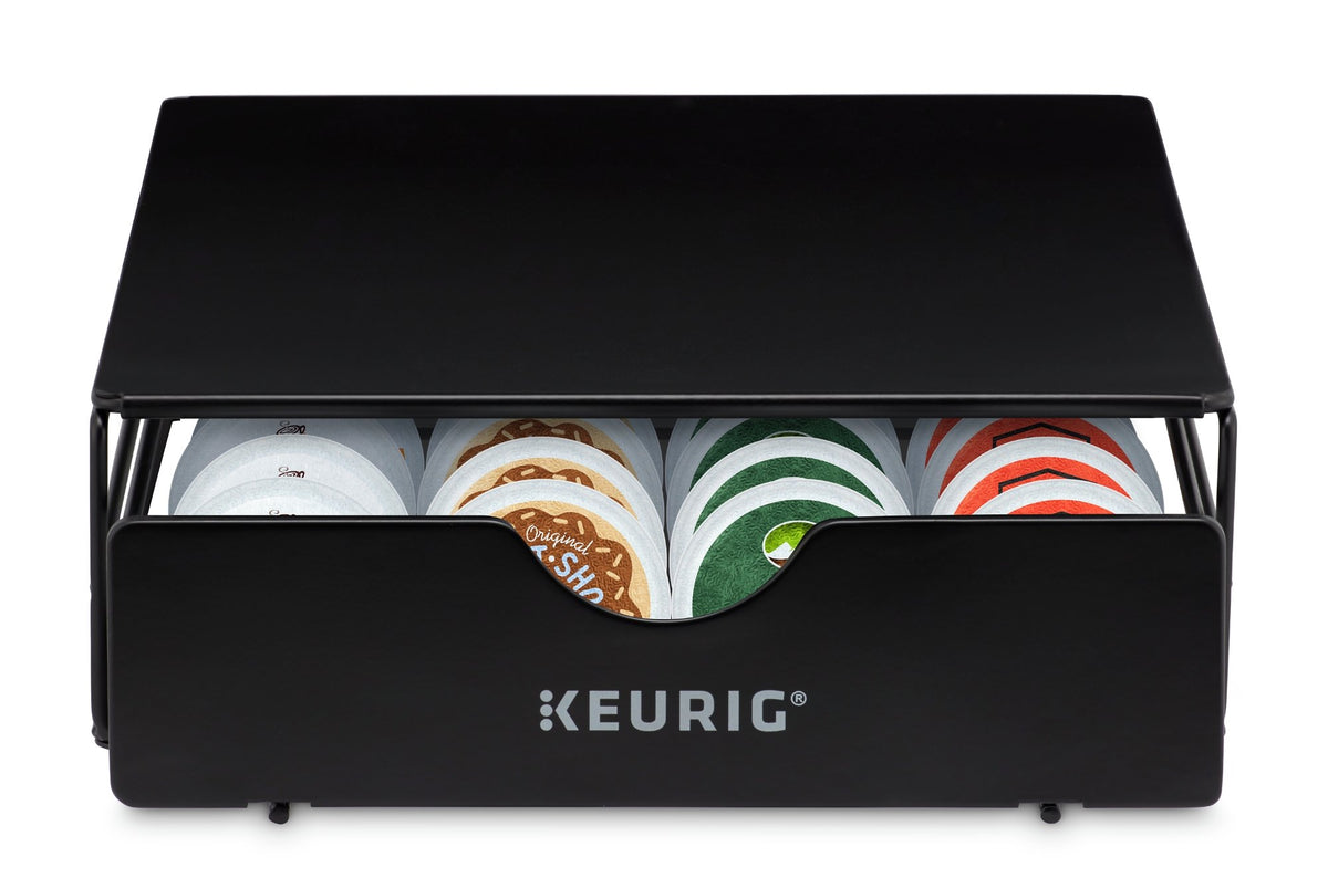 Single Serve K-Cup Pod Coffee Maker with Storage Drawer F71614