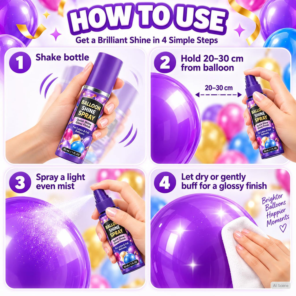 Balloon Shine Spray 3 Pack S73800