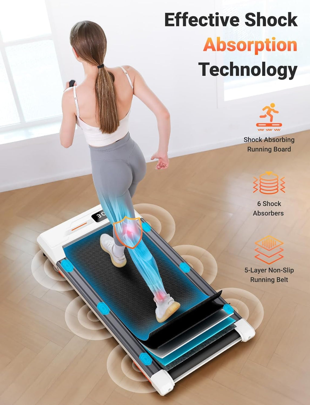 Portable Walking Pad Treadmill V22781