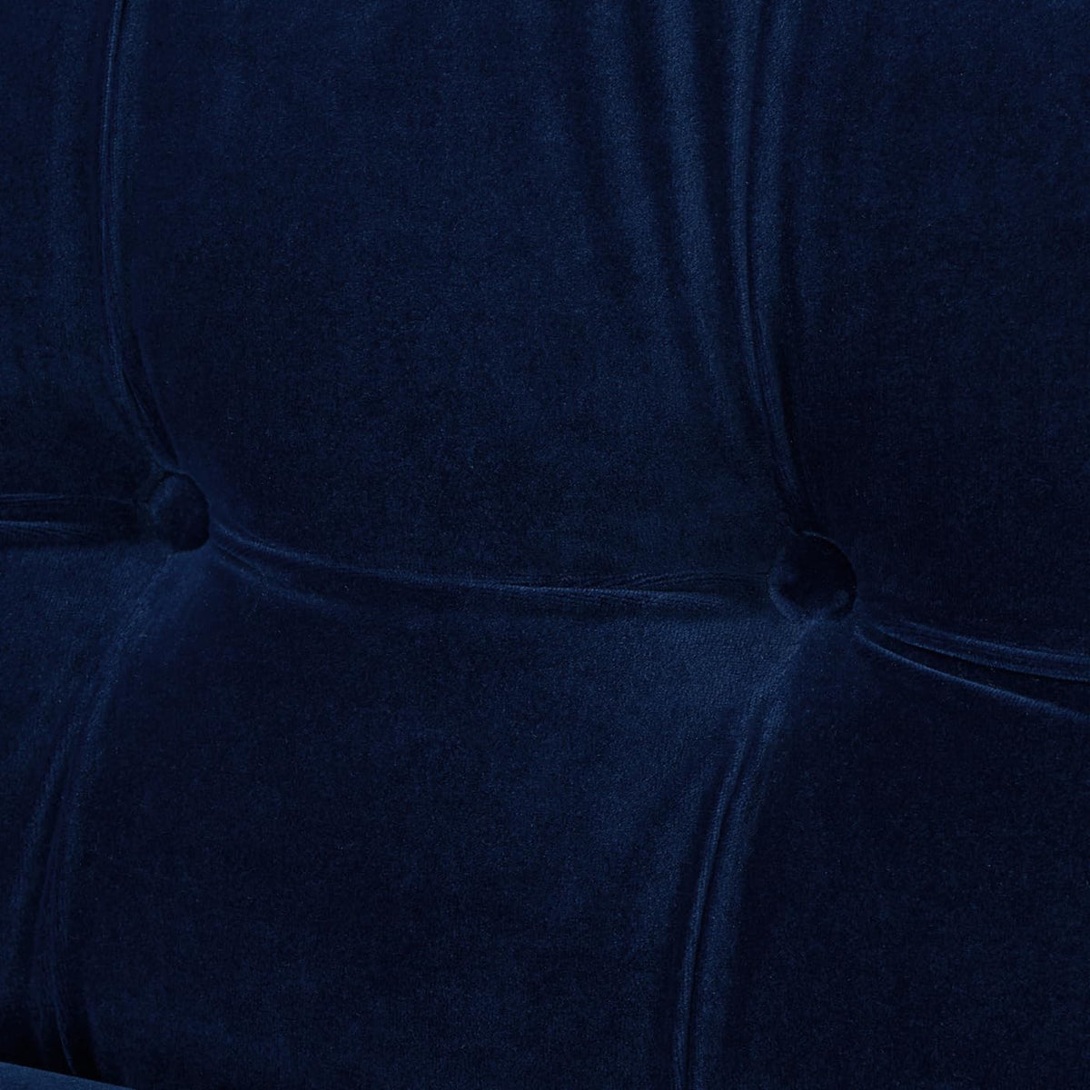 84" Navy Blue Velvet Tufted Sofa K483172