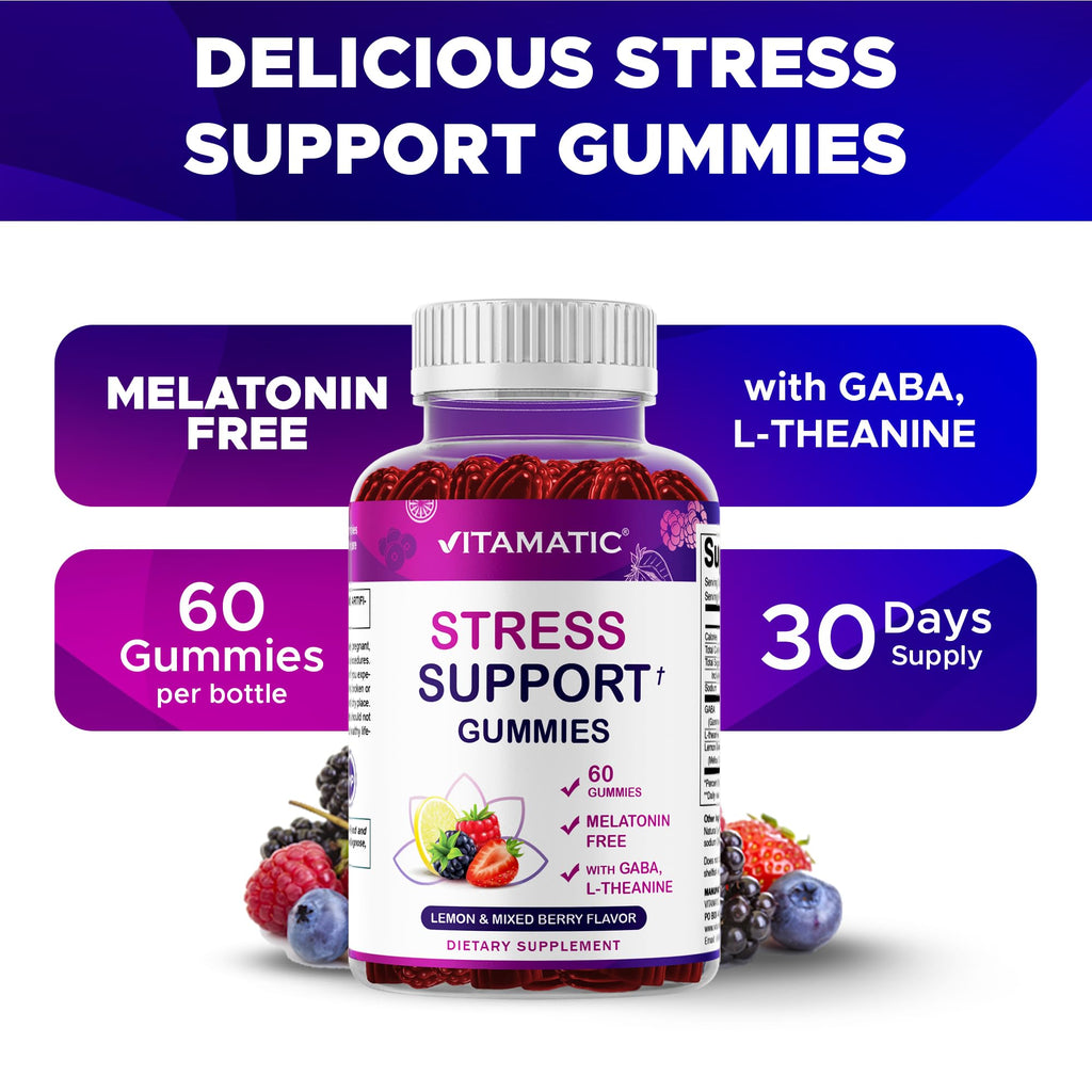 Lemon & Mixed Berry Flavor 60 Gummies Vegan Non-GMO Gluten-Free B6335