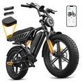 Electric Bike 48V 15Ah Battery 20"x4" Fat Tire Q65159