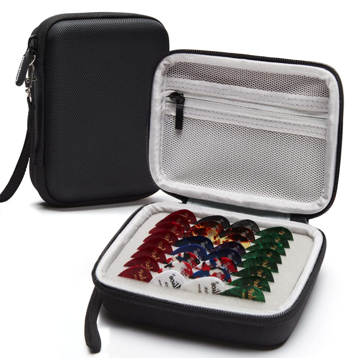 Guitar Pick Holder Case Black B442913
