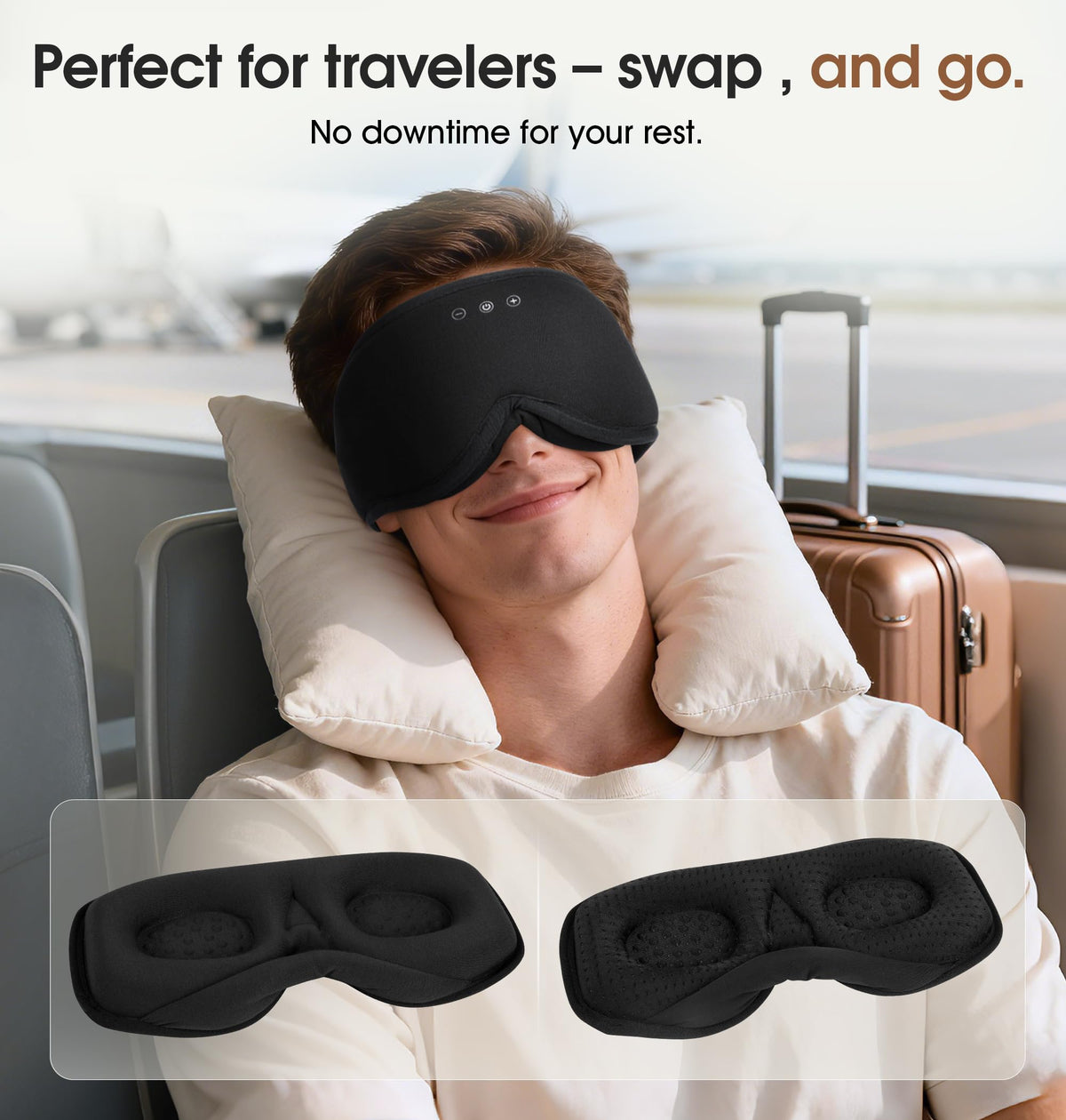 Bamboo Cotton Bluetooth Sleep Mask Y836101