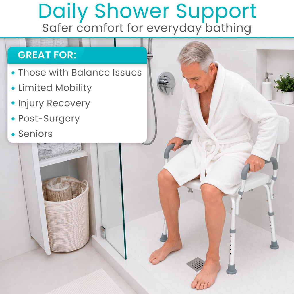 Shower Chair with Arms & Back G923961