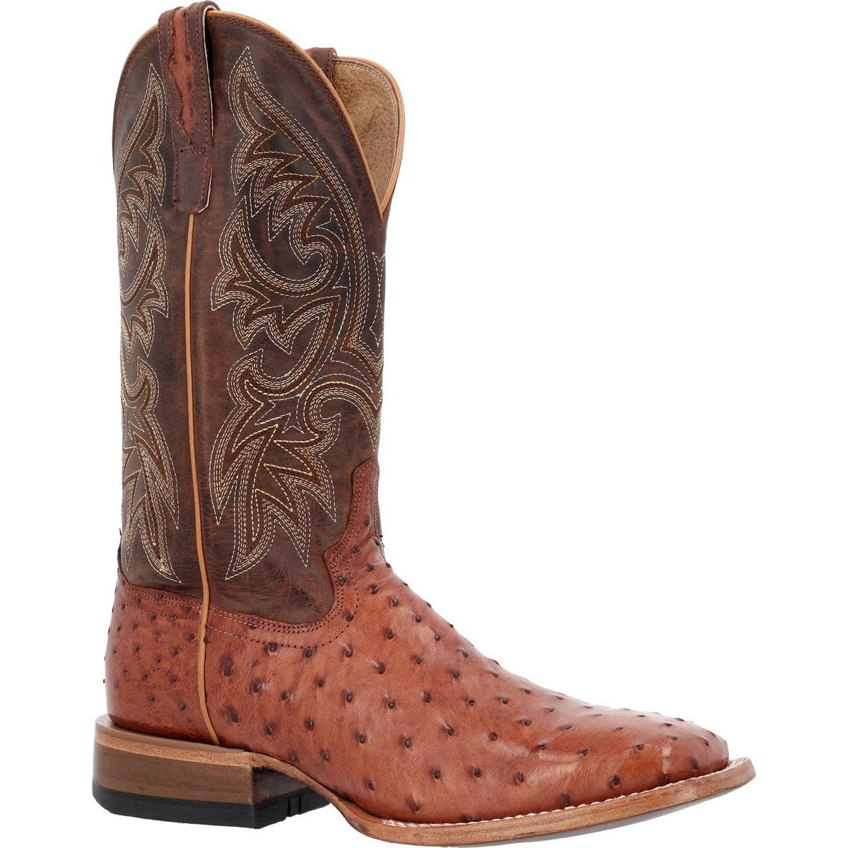Full-Quill Ostrich Western Boot U1281