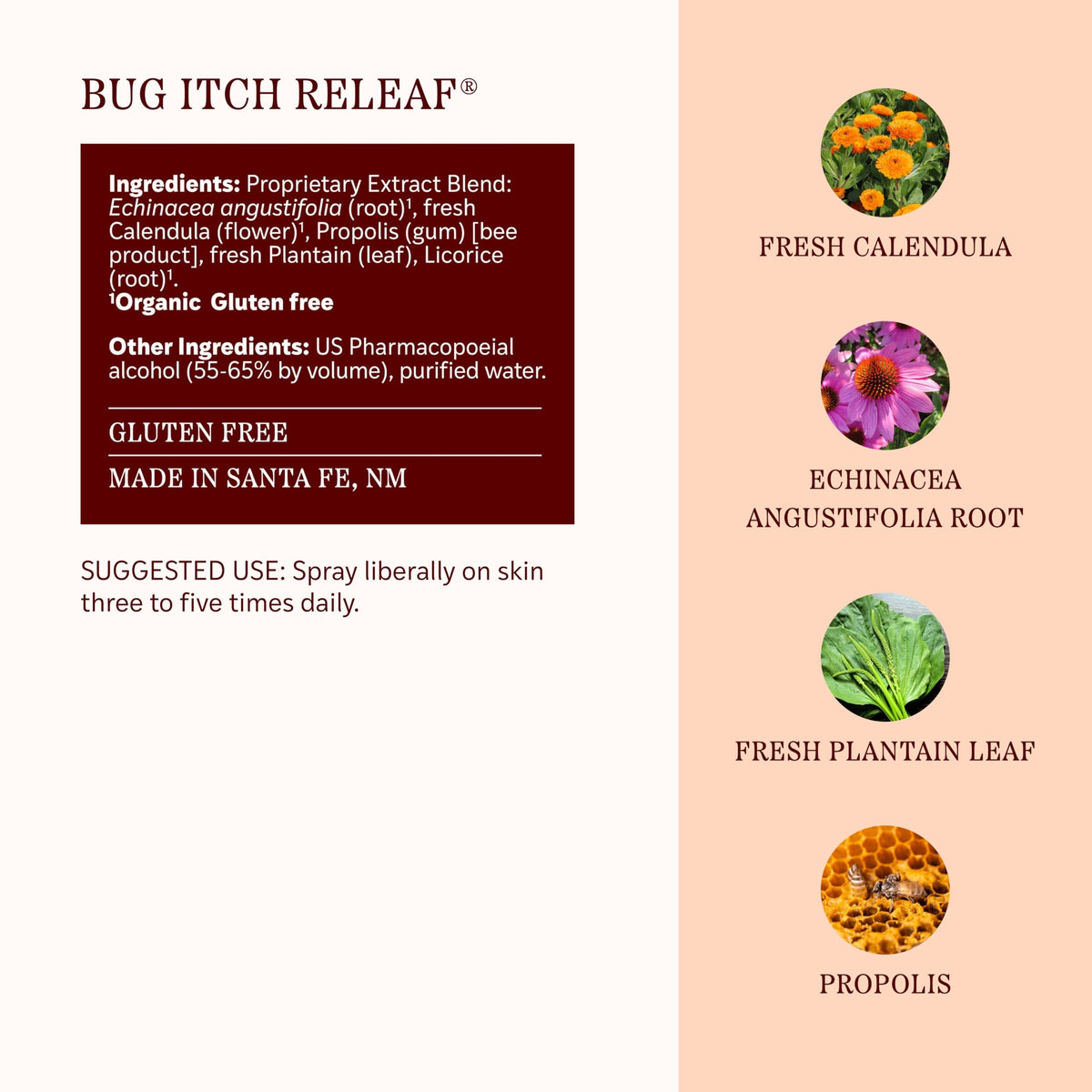 Bug Itch ReLeaf Classic Topical Spray, 1 fl oz P702