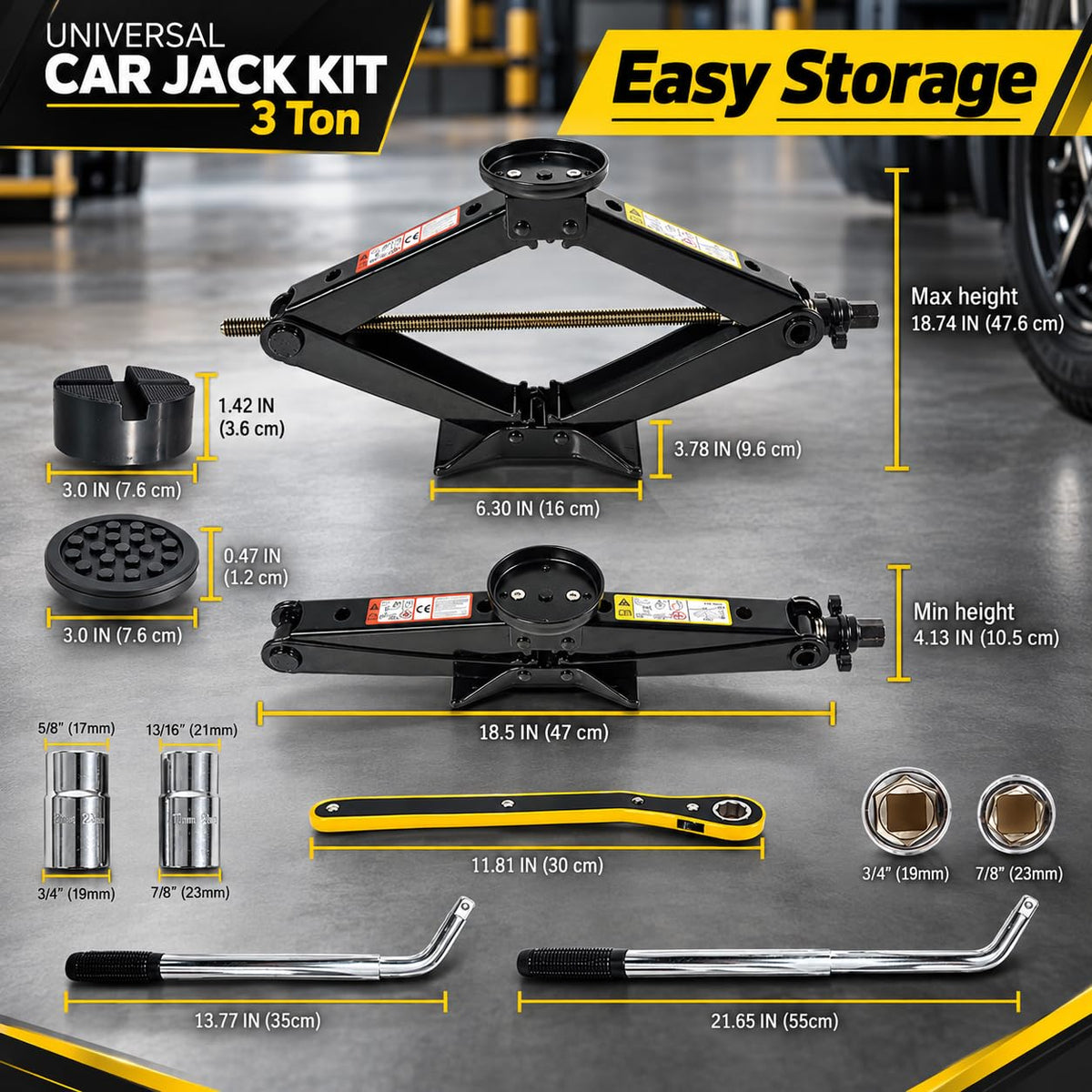 3 Ton Scissor Jack M378653