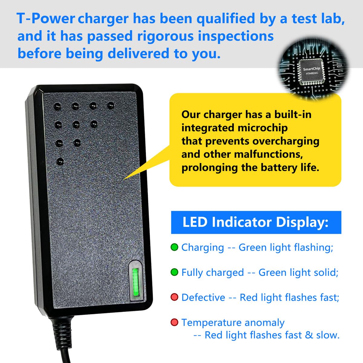 42V Lithium Battery Charger Q902