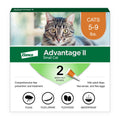 Advantage II Small Cat Topical Flea Treatment & Prevention, 2ct E471