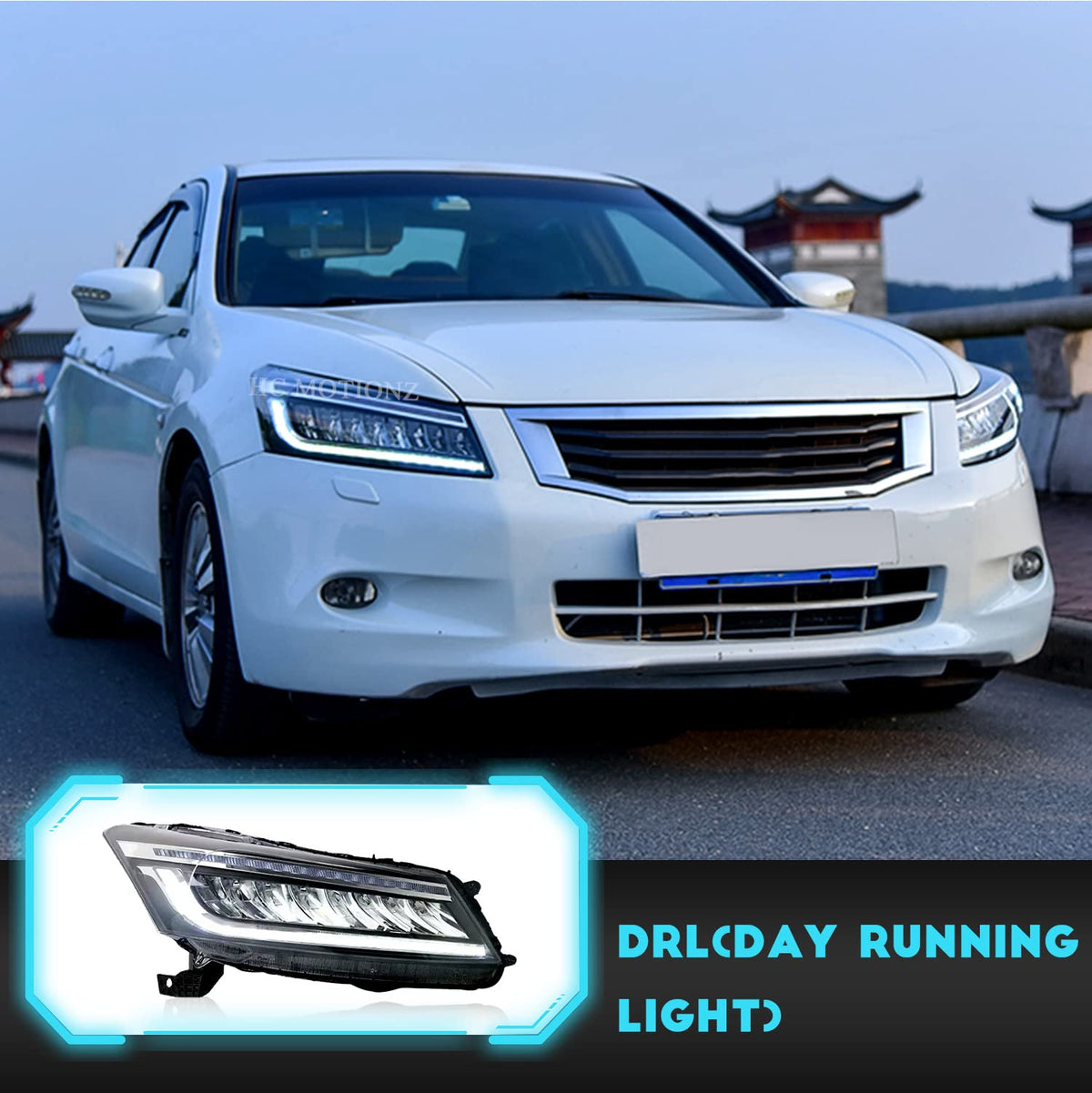 Headlights For Honda Accord 2008-2012, Driver and Passenger Side (Pair) F450338
