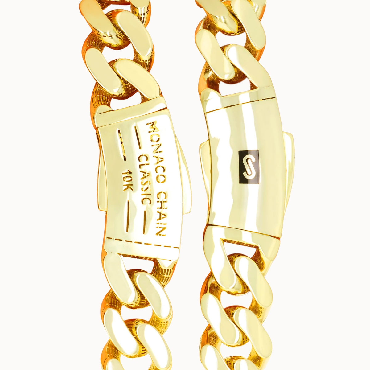 10k Yellow Gold 6mm Cuban Chain Necklace P8490