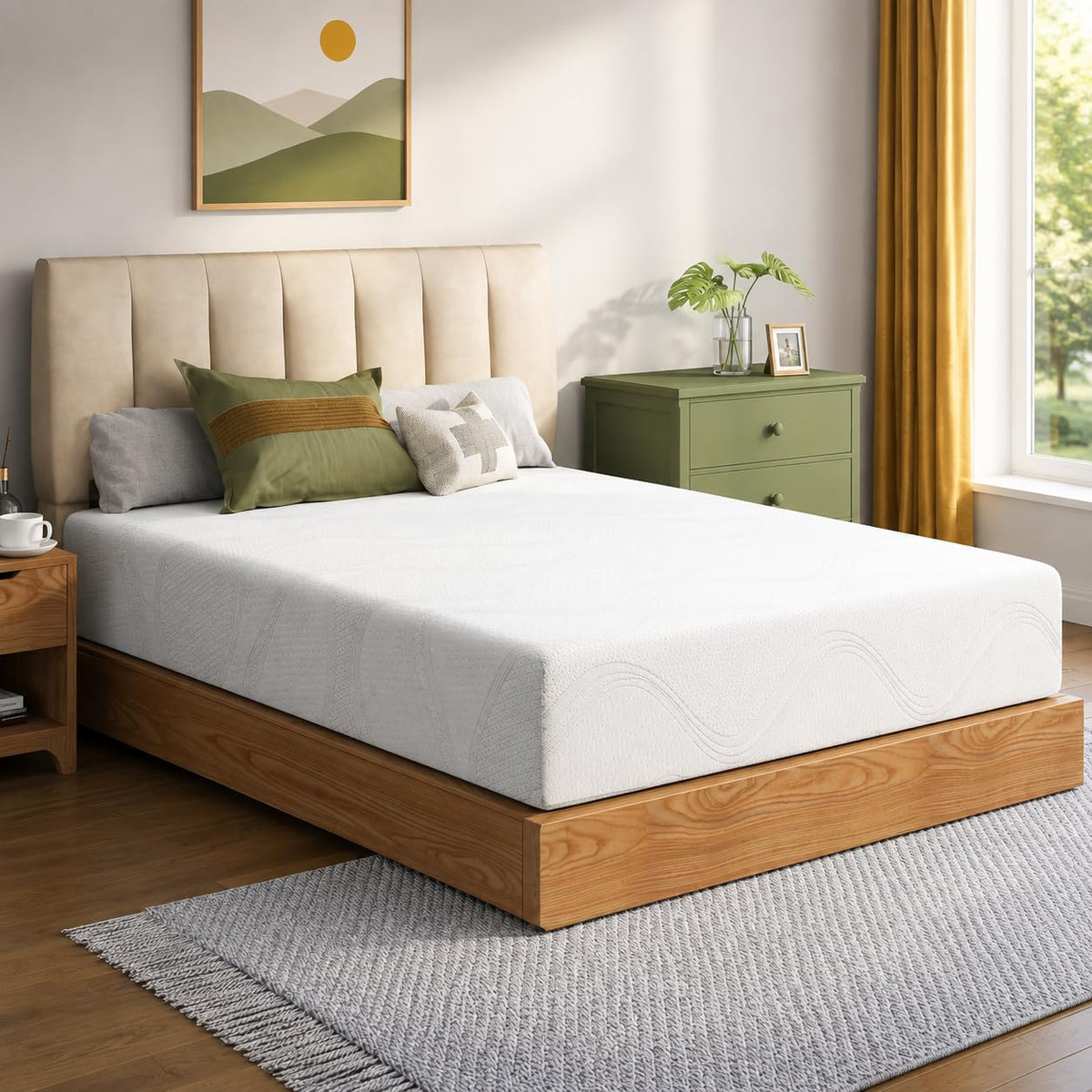 6 Inch Twin Memory Foam Mattress J482