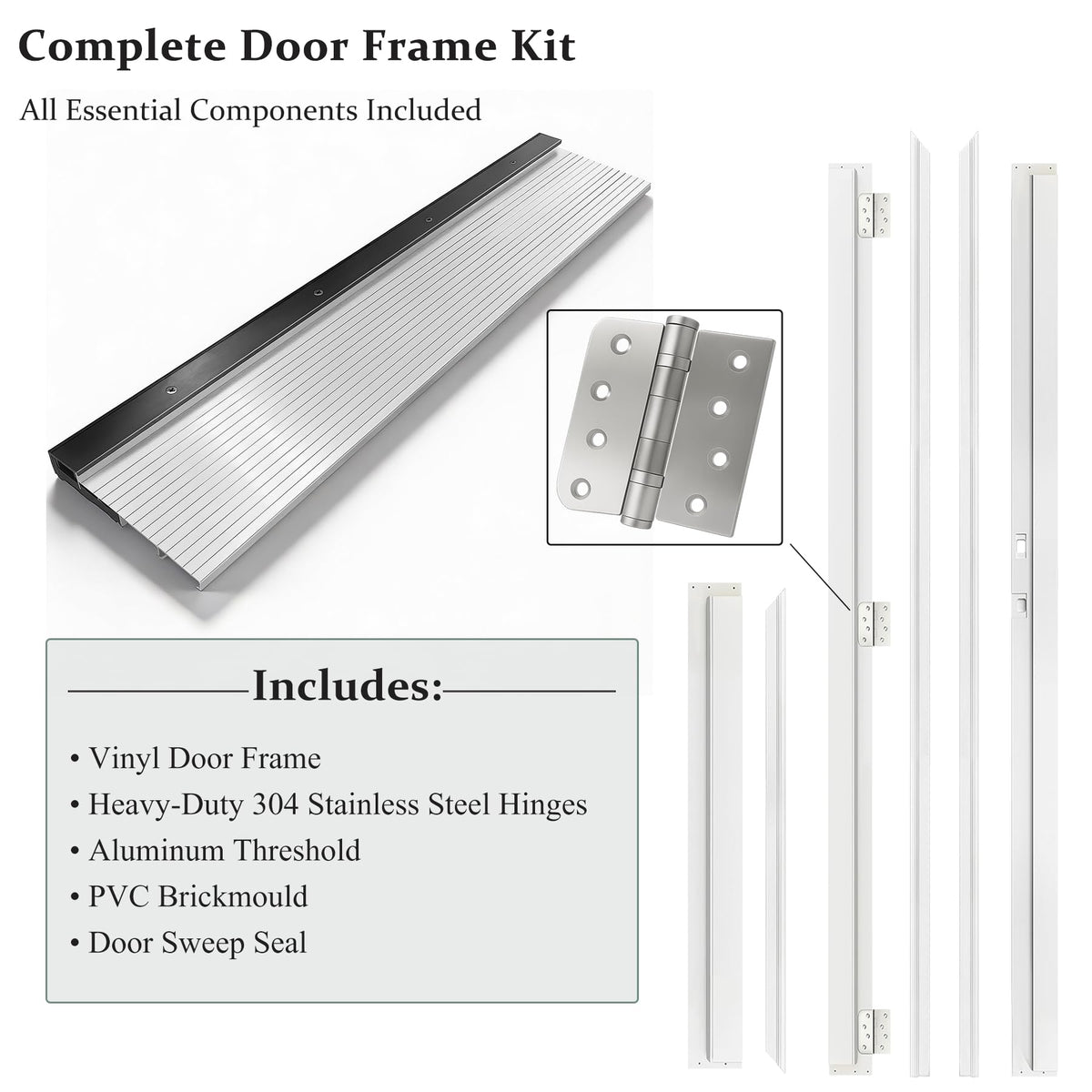 36 x 80 Black Fiberglass Entry Door V4987